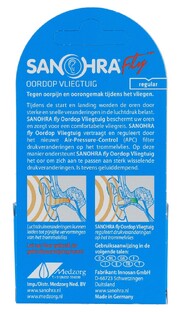Sanohra Oordopjes Vliegtuig Regular 2ST