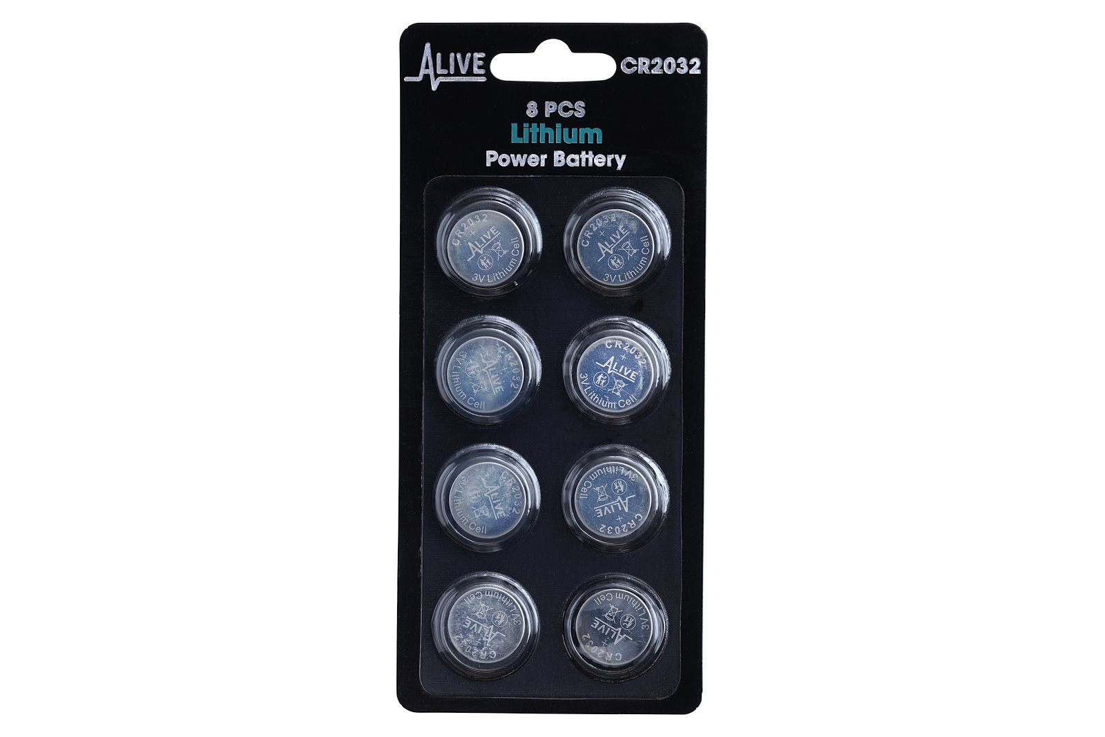 ALIVE Batteri CR2032 8pk 210mAh