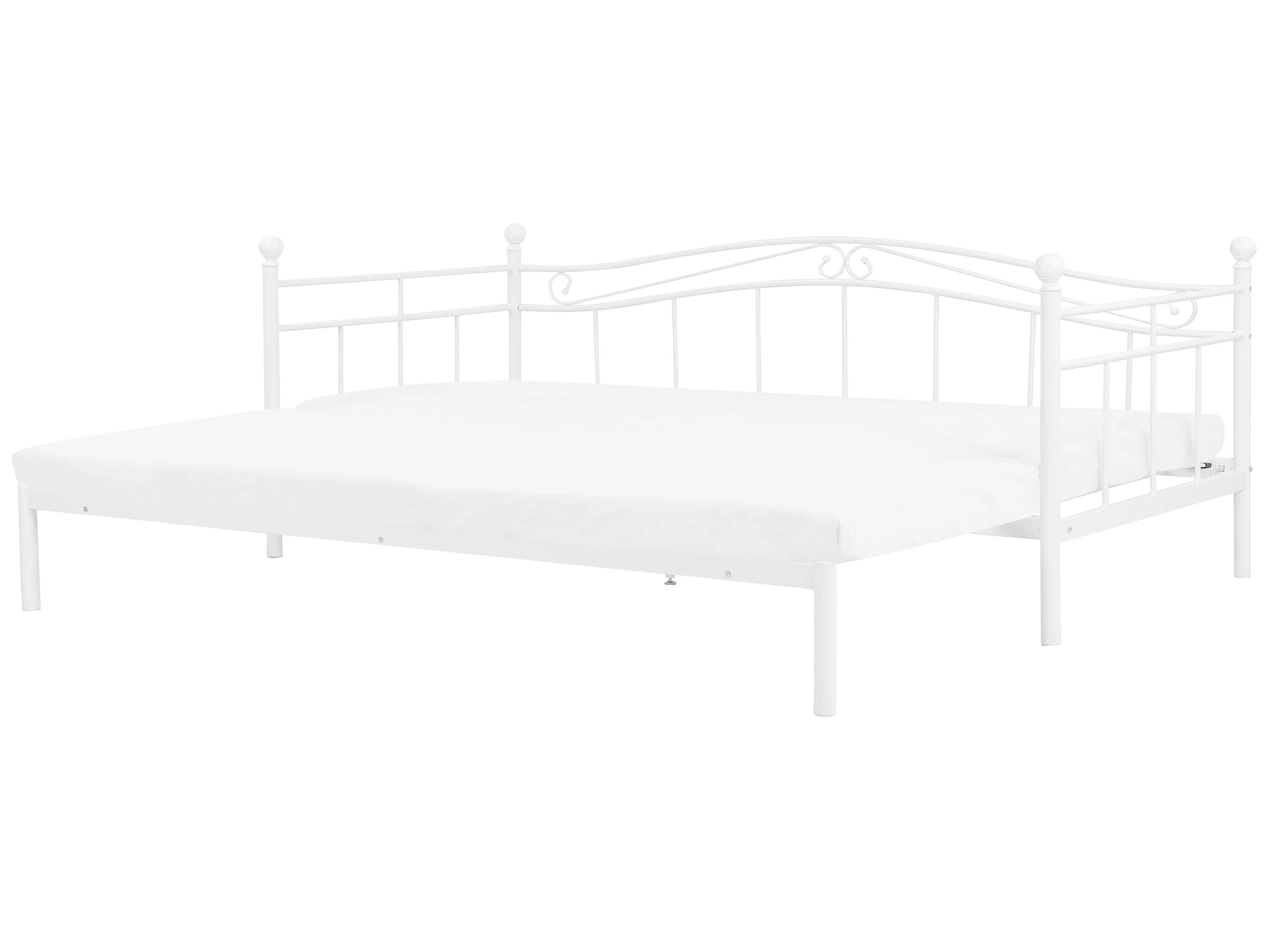 Onderschuifbed Metaal TULLE 80 x 200 cm Wit