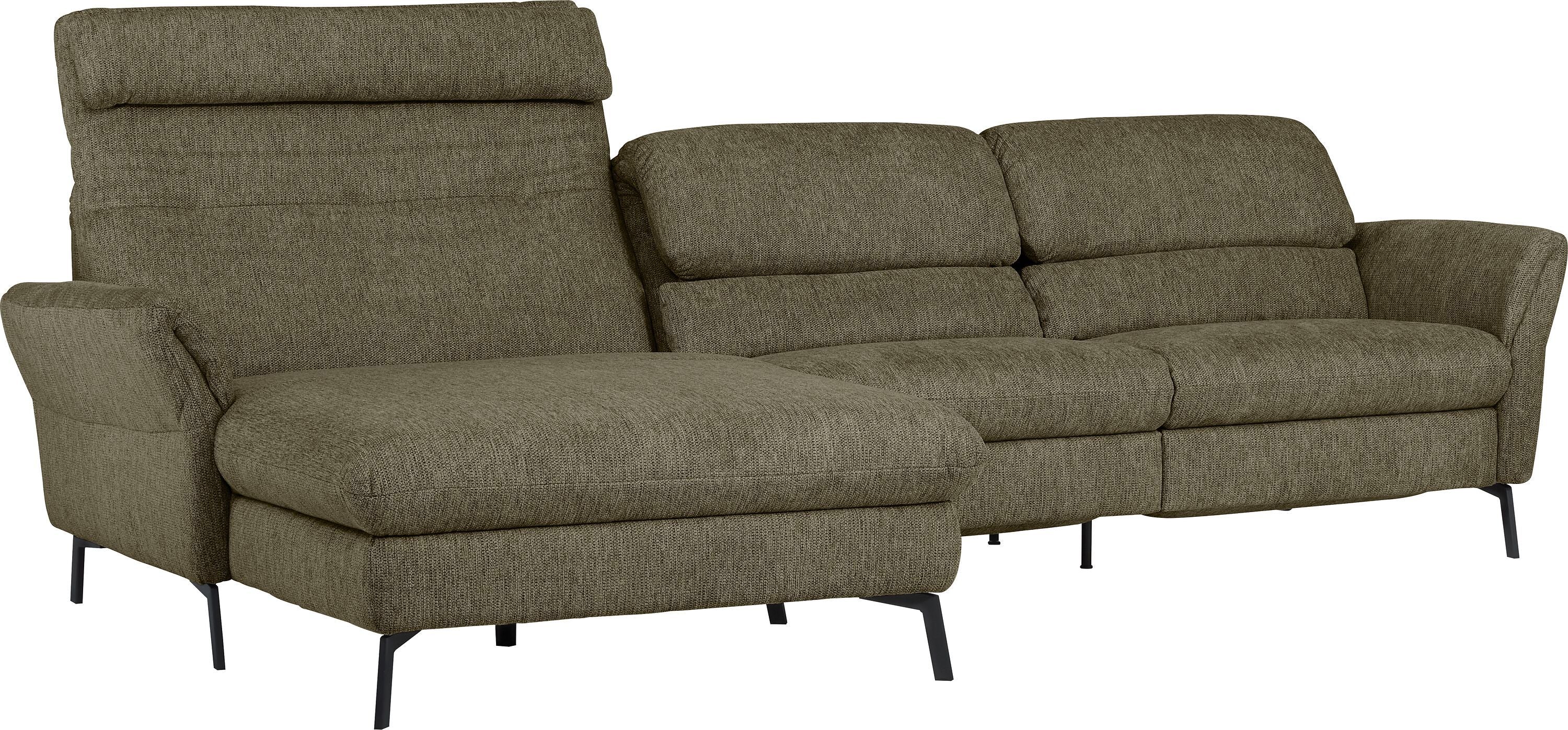 SEBO Ecksofa - Grün / B: 284.0 cm x T: 161.0 cm x H: 84.0 cm