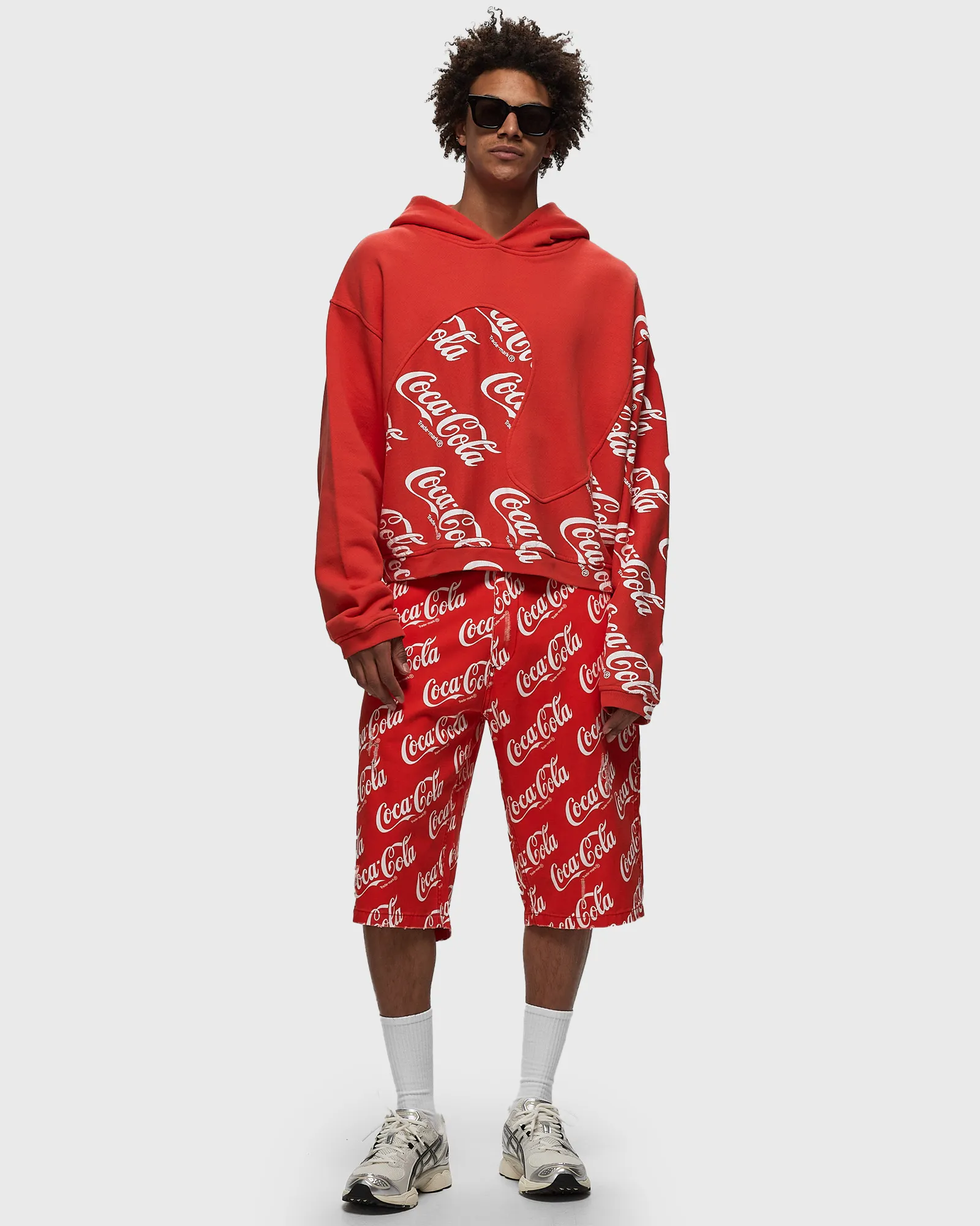 ERL COCA COLA SWIRL HOODIE KNIT