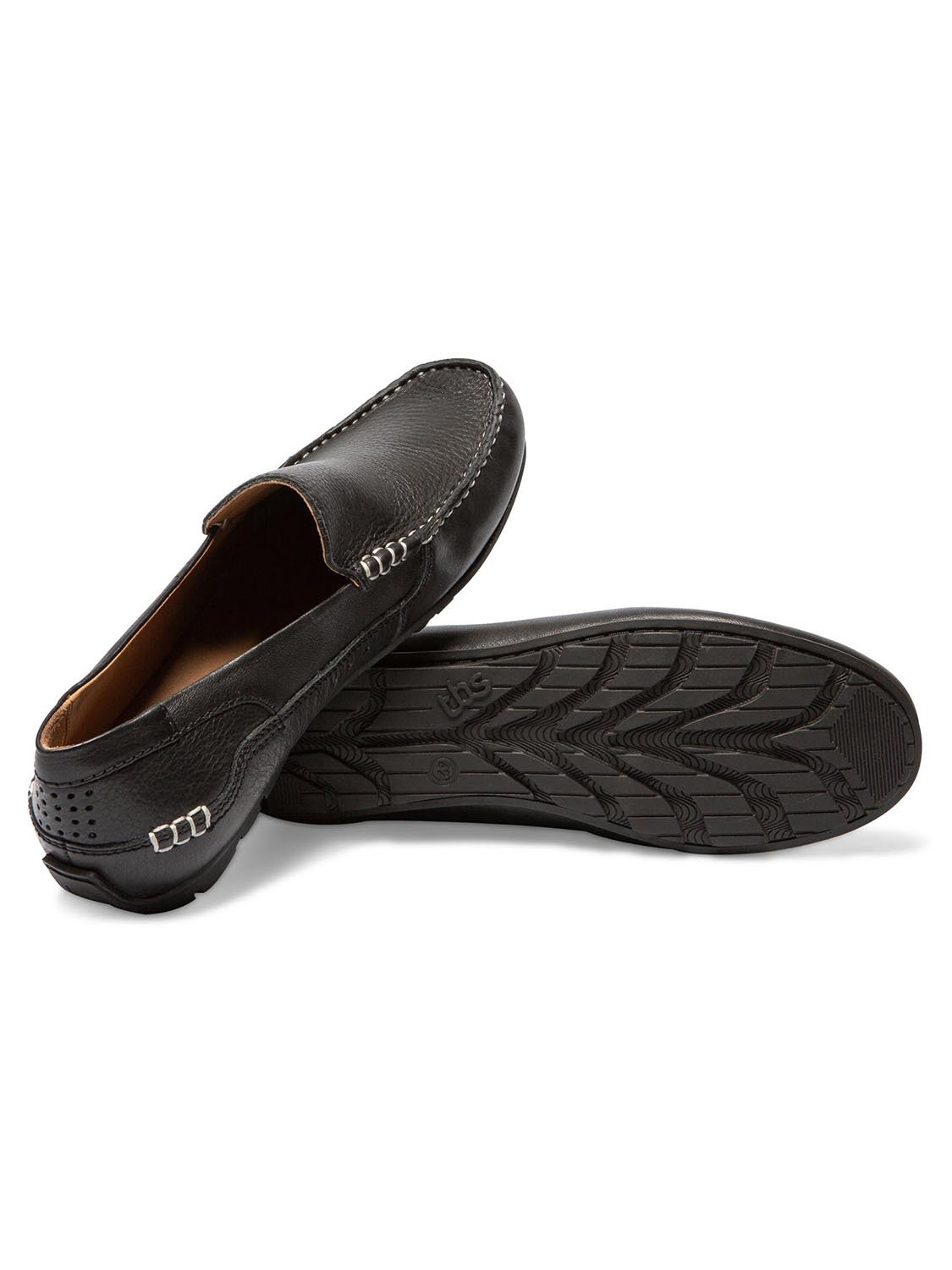 Mocassins Homme En Cuir Noir