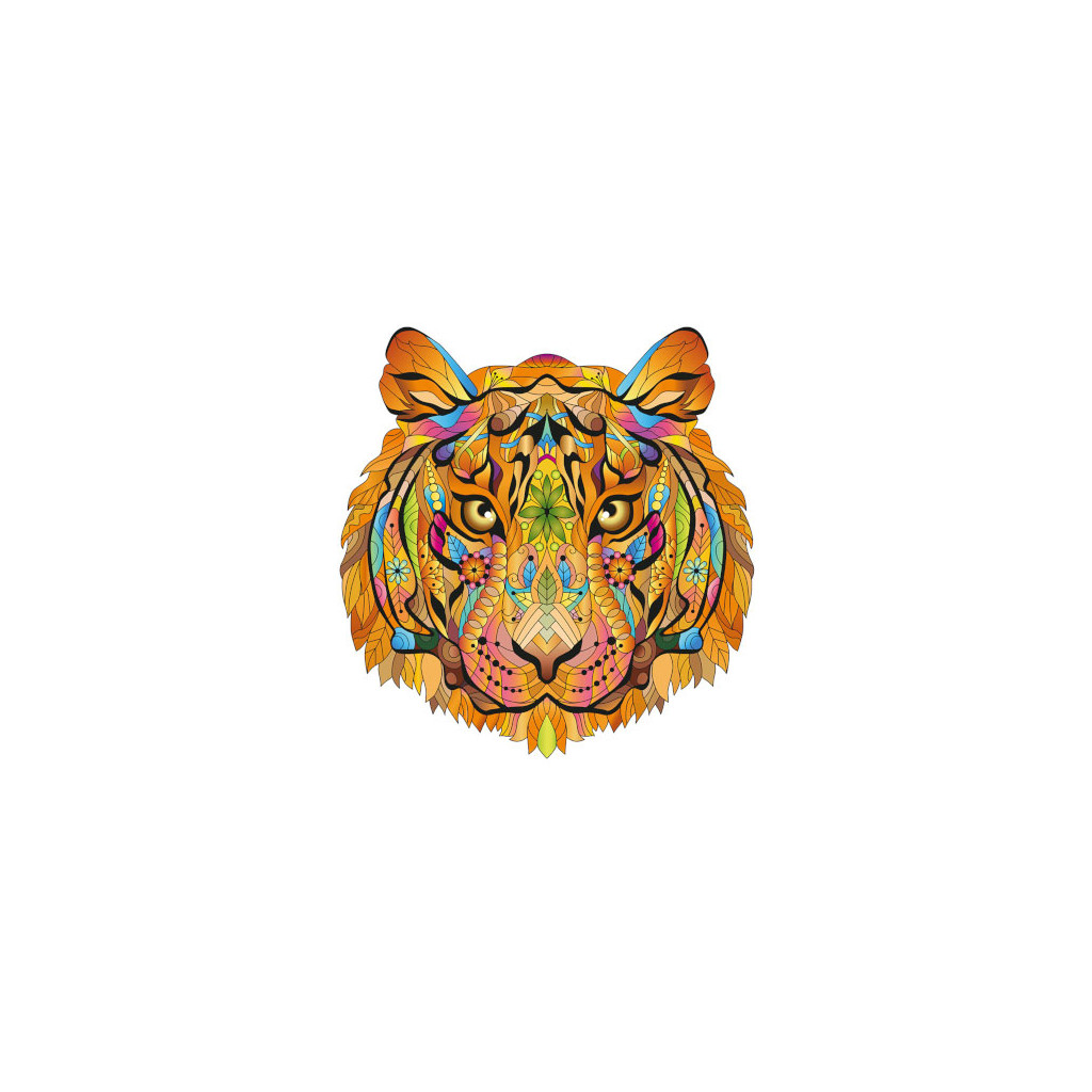 Rainbow Puzzle en bois - Tigre - 139 pièces