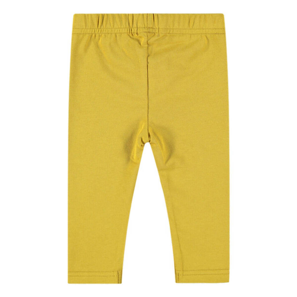 Jollein baby legging met katoen geel