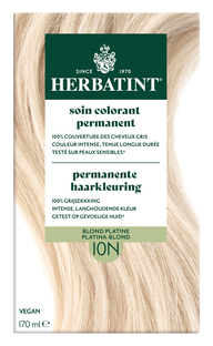 Herbatint Permanente Haarkleuring Platina-Blond 10N 170ML