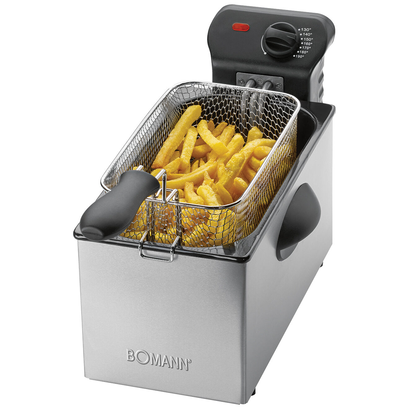 Bomann Friteuse 3L noir/aluminium - 2000W