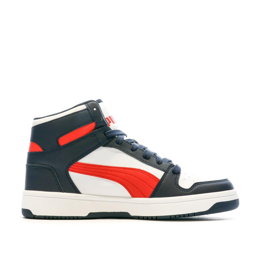 Puma Baskets Noires/Rouges Homme Puma Rebound