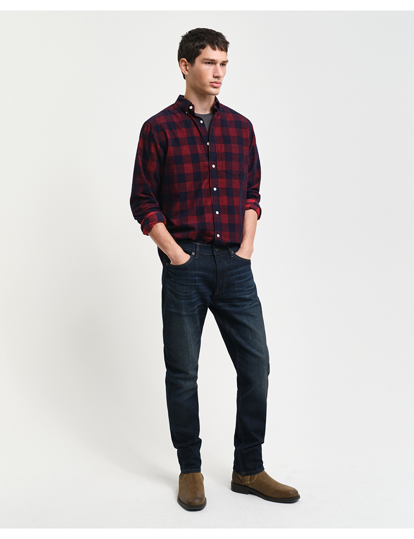 Dark Blue Slim Archive Jeans