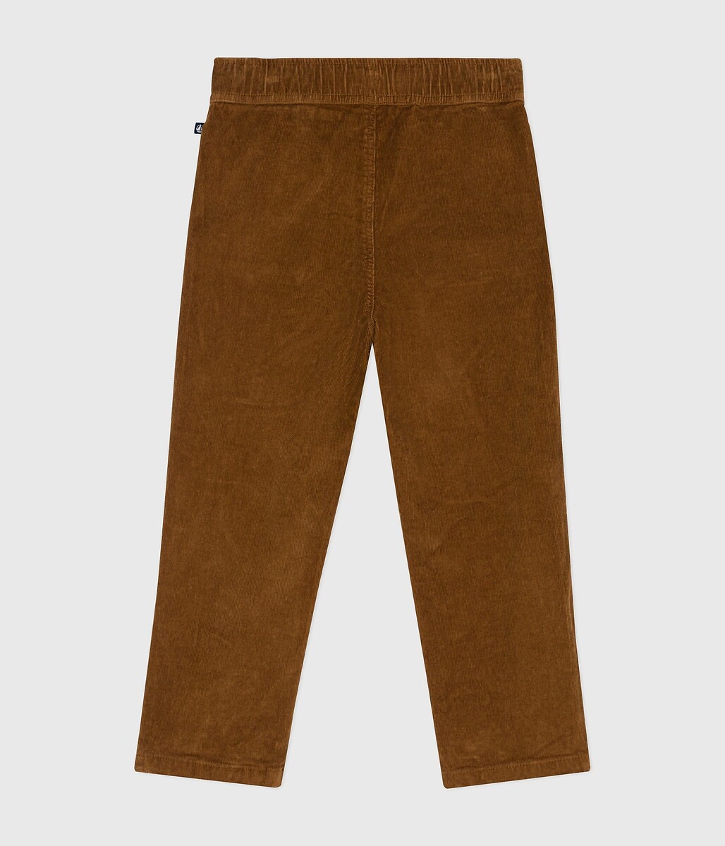PETIT BATEAU<br>Calças retas de veludo
