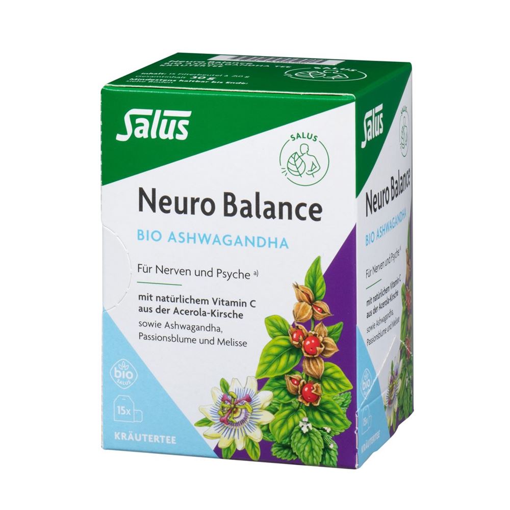 SALUS Neuro Balance Ashwagandha Tee Tees Bio Btl 15 Stk