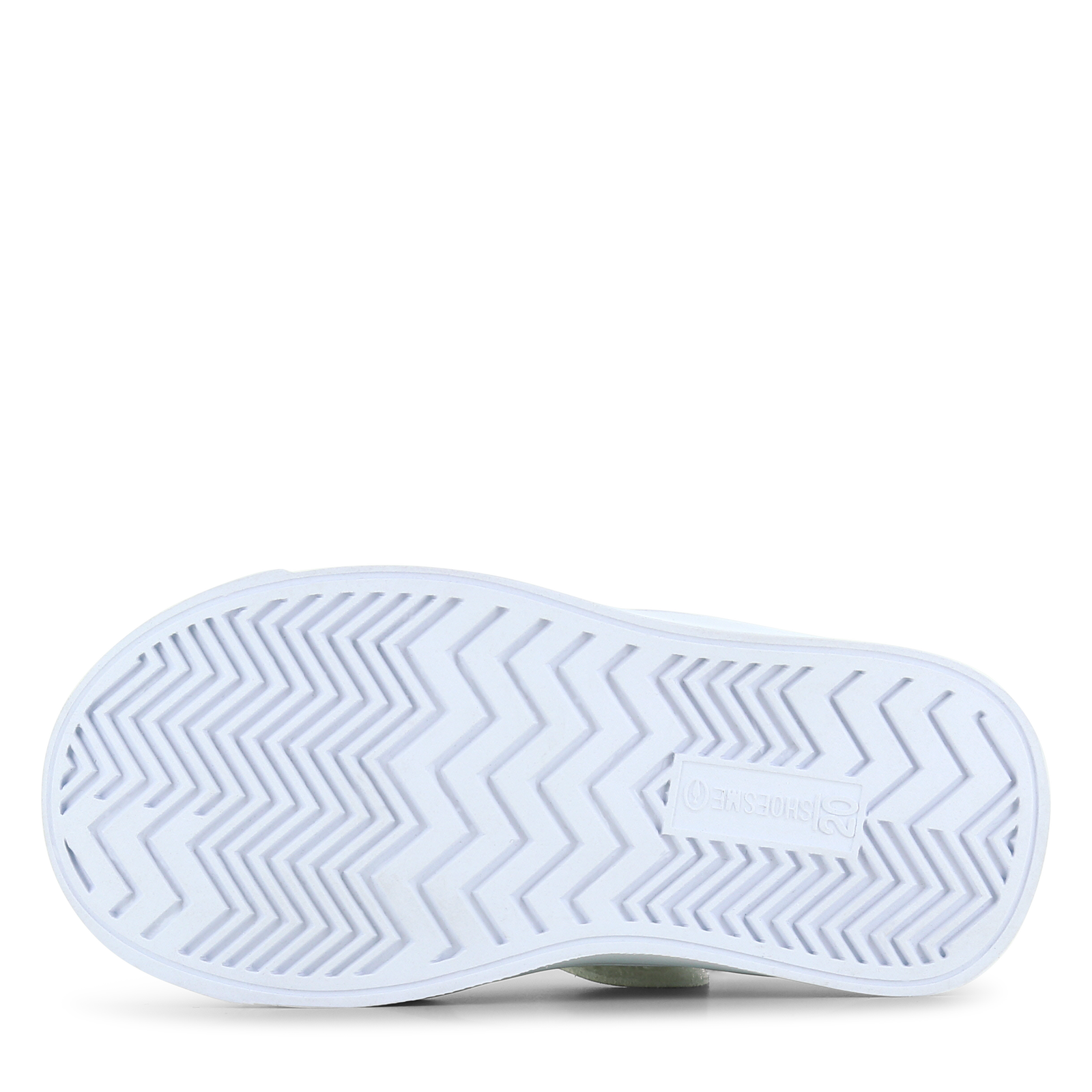 Shoesme witte sneaker met blauwe stripings Microfiber leer | Jongens schoen
