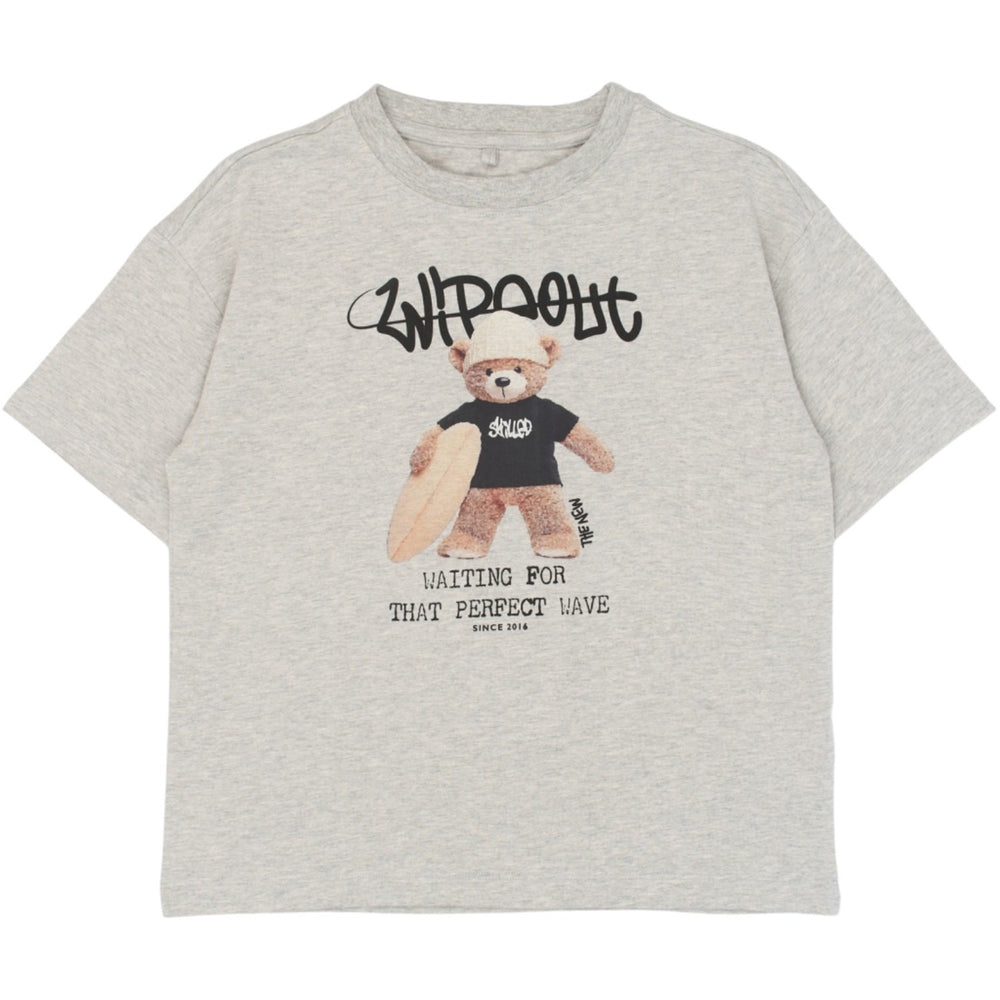 Køb The New Light Grey Melange Tnteddy Os S_S Tee