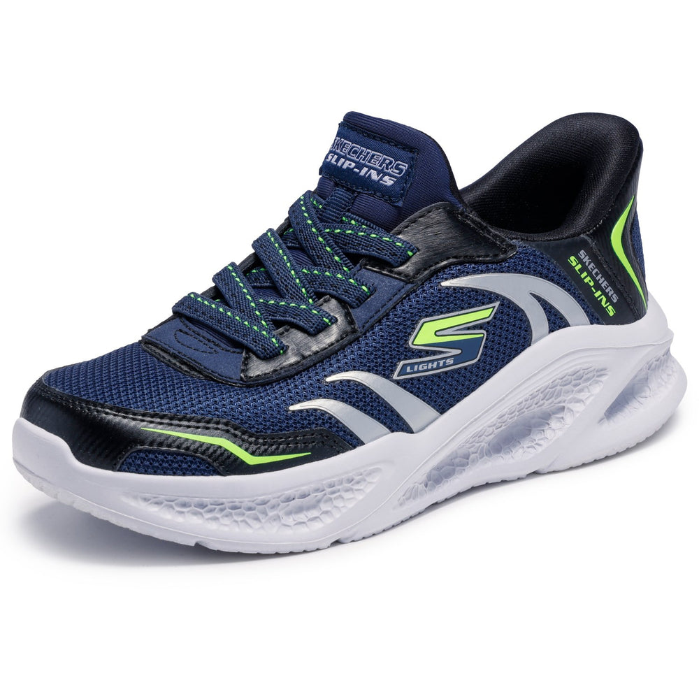 Køb Skechers Navy Slip-Ins: S-Lights: Meteor-Lights - Brisk-Beams