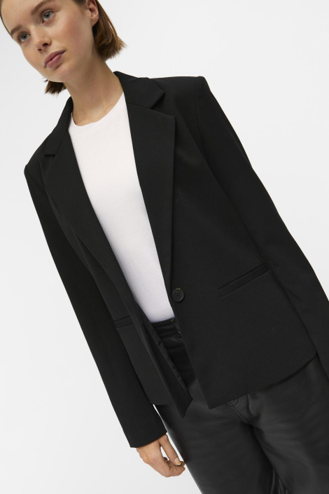 Object zwarte dames blazer