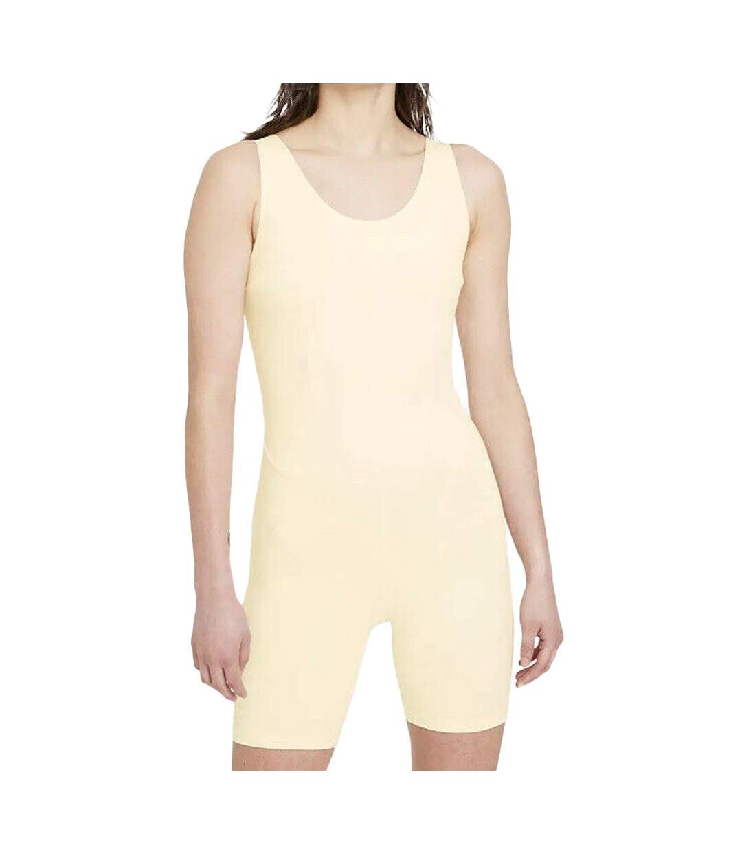 Combishort Jaune Femme Nike Icon Clash