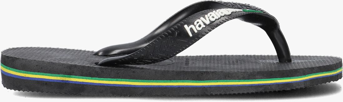HAVAIANAS zwarte havaianas teenslippers brasil logo kids