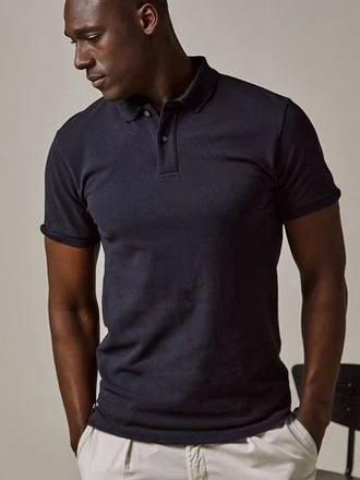 Profuomo Piqué Poloshirt Navy PPWD10019Q-P kopen
