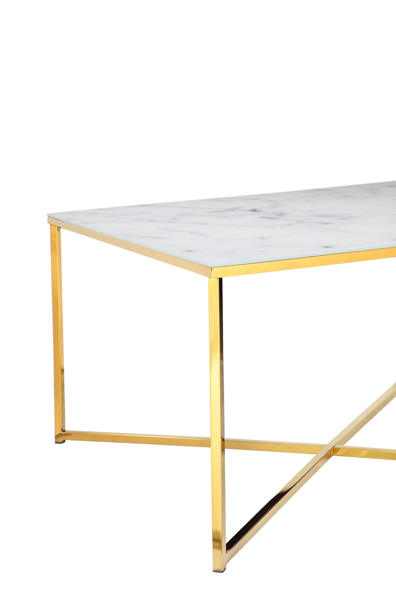 Couchtisch 80x80 Marmor Optik Glastisch Sofatisch Beistelltisch Wohnzimmer Tisch