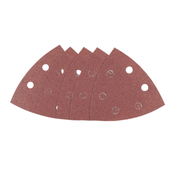 Irwin schuurvel driekhoek 95 x 95 mm zelfhechtend K120, 5 stuks