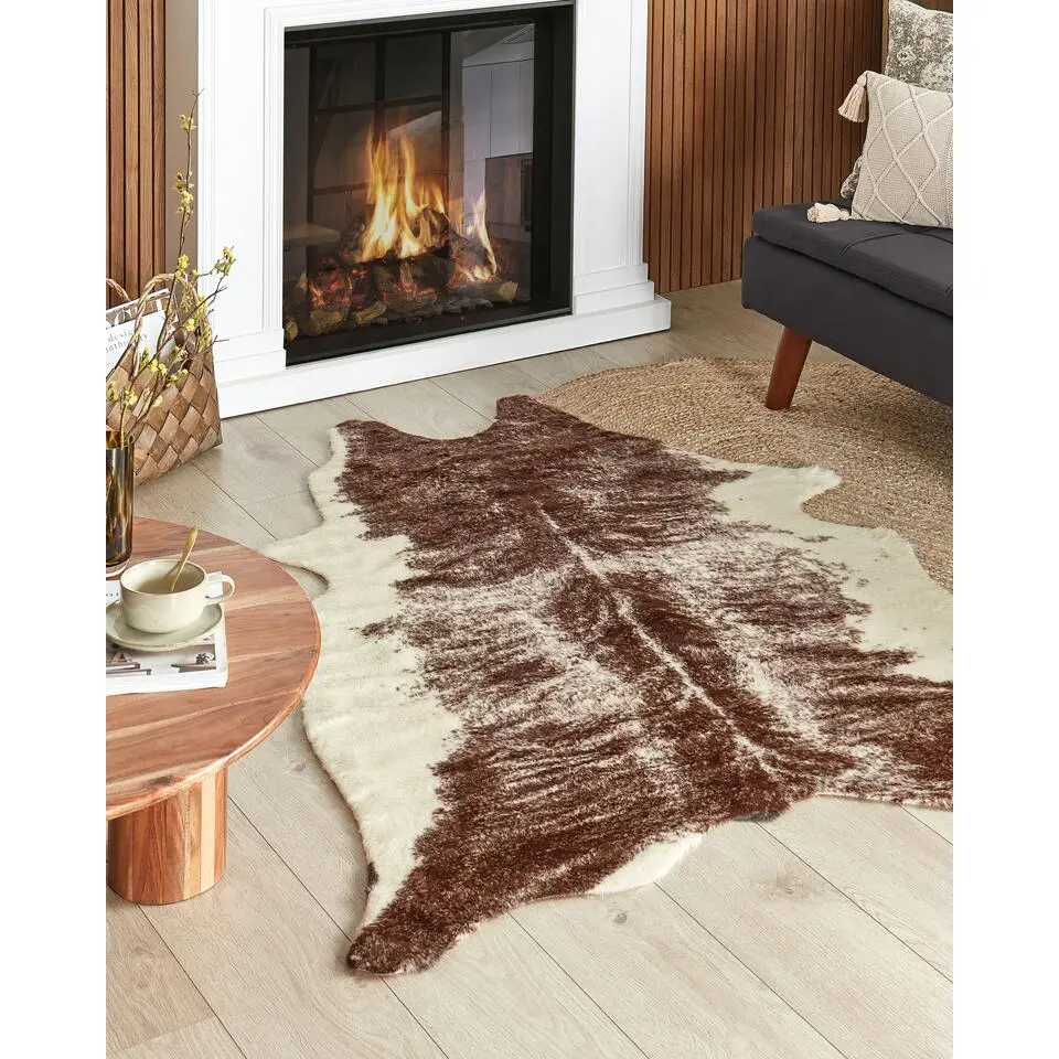ZEIL - Vloerkleed - Bruin - 130 x 170 cm - Kunstbont
