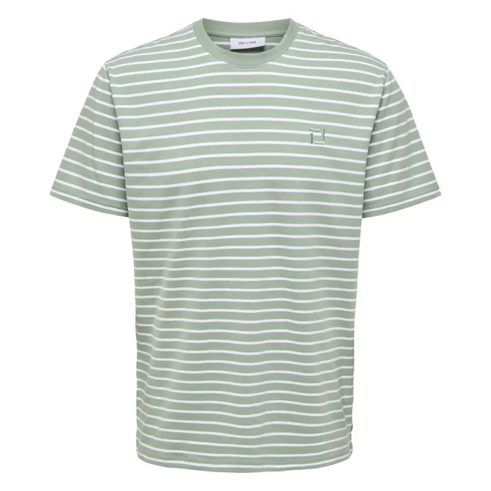 Only & Sons Henry Stripe Shirt Heren