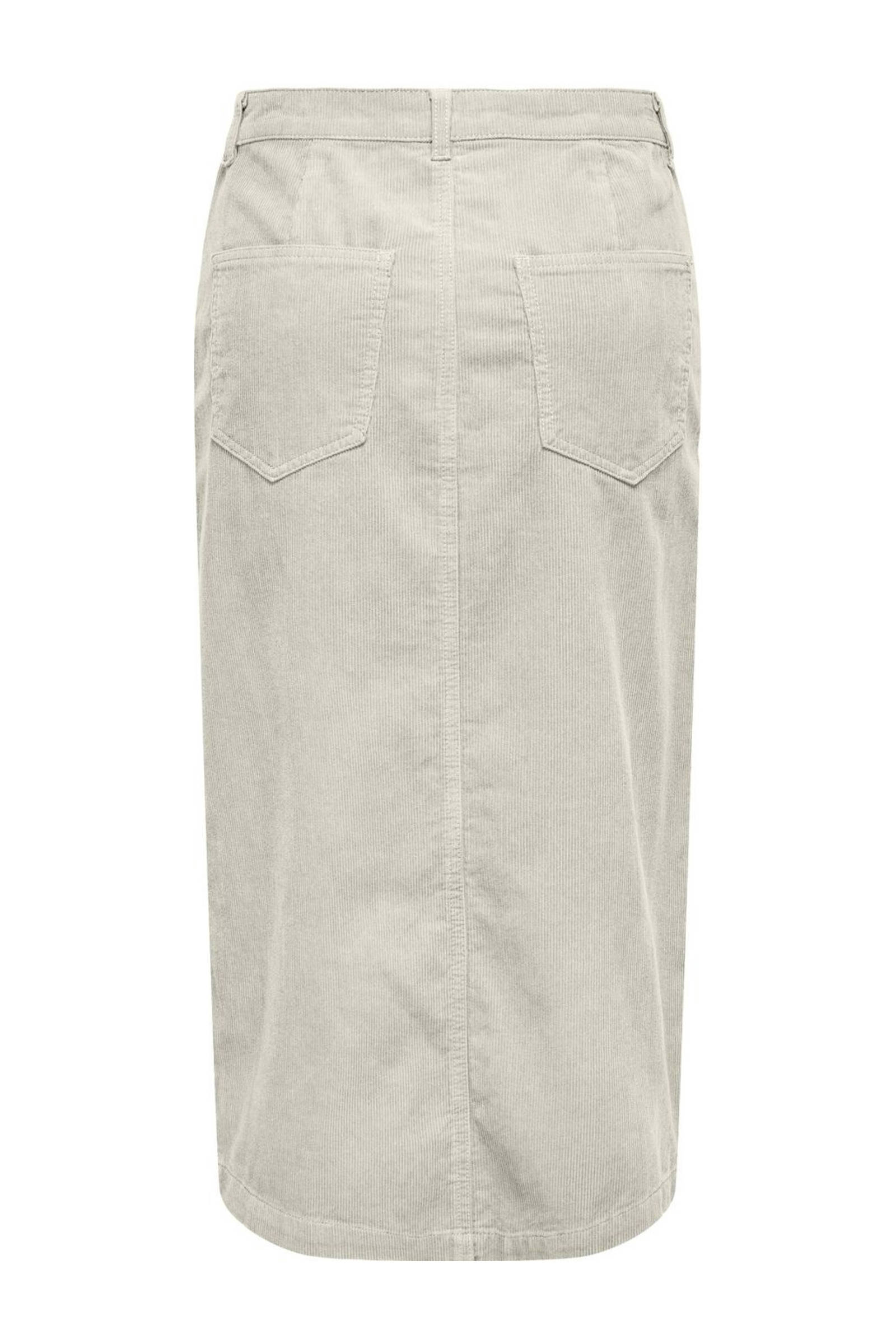 ONLY midi rok corduroy beige