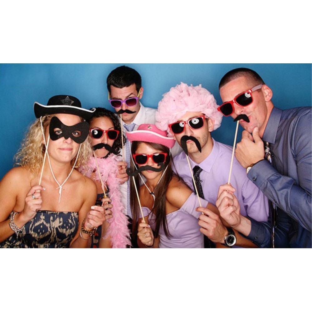 (76er Set) Photo Booth Fotorequisiten Party Foto Accessoires Dekorationen für lustige Bilder - Hochzeit / Geburtstag