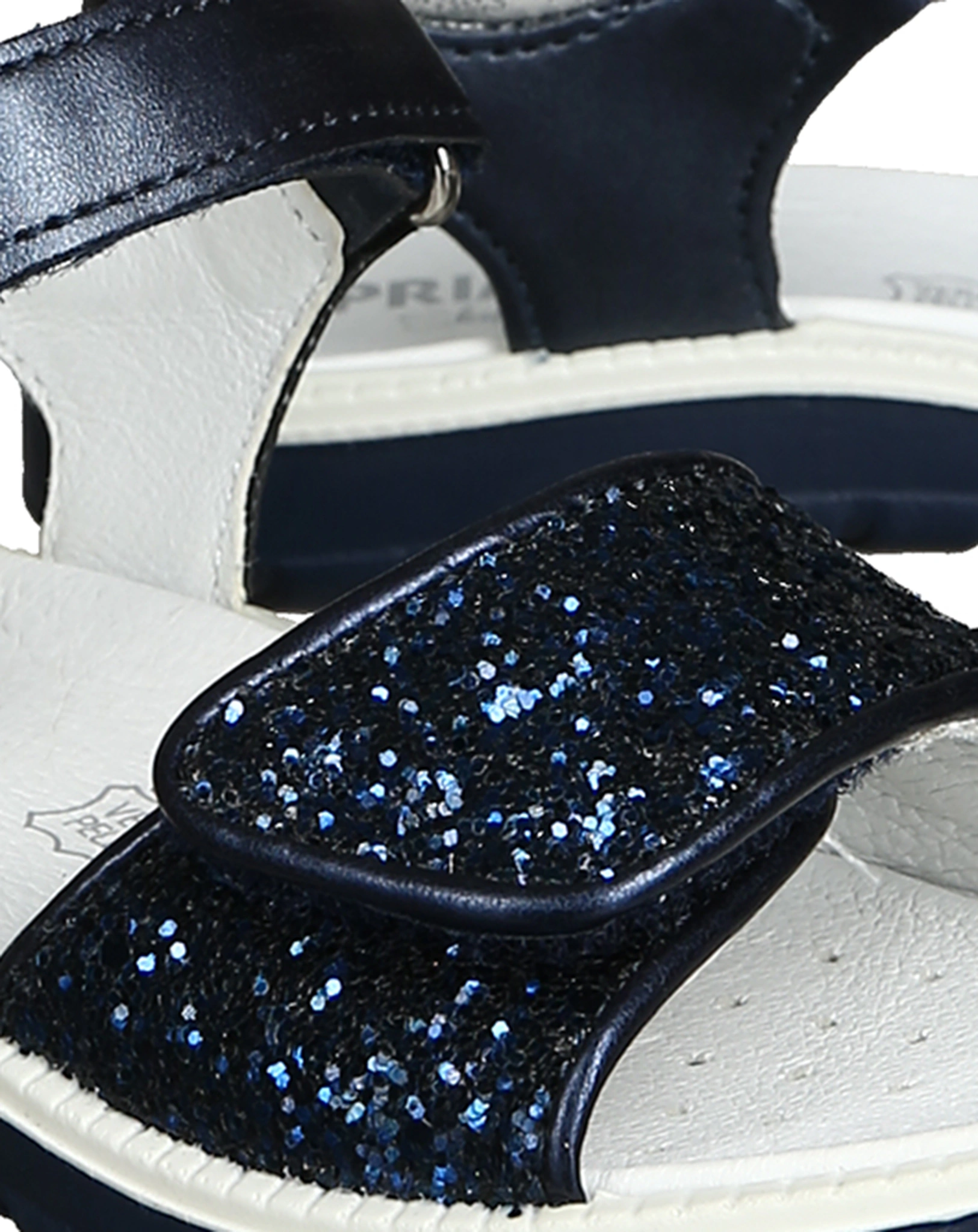 Klett-Sandalen GLITTER in dunkelblau