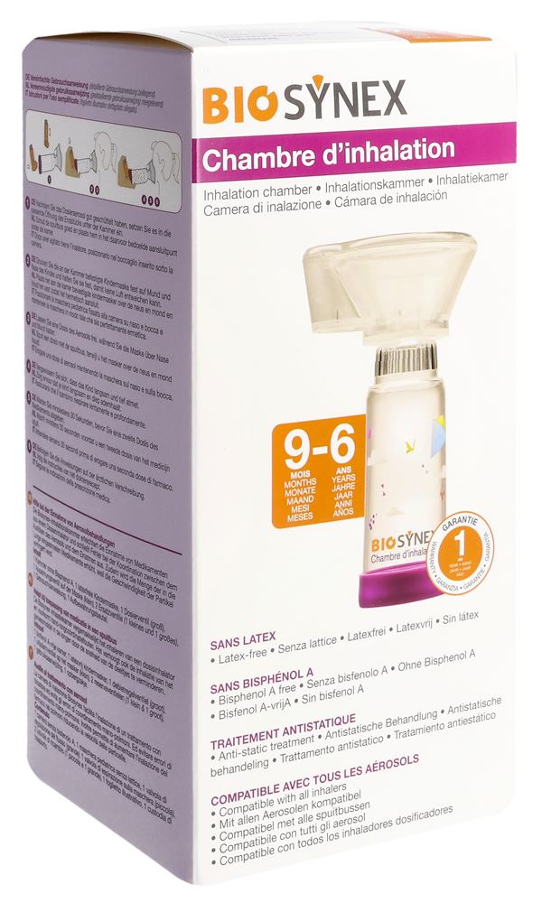 BIOSYNEX Inhalationshilfe 9 Monate-6 Jahre 1 Stk
