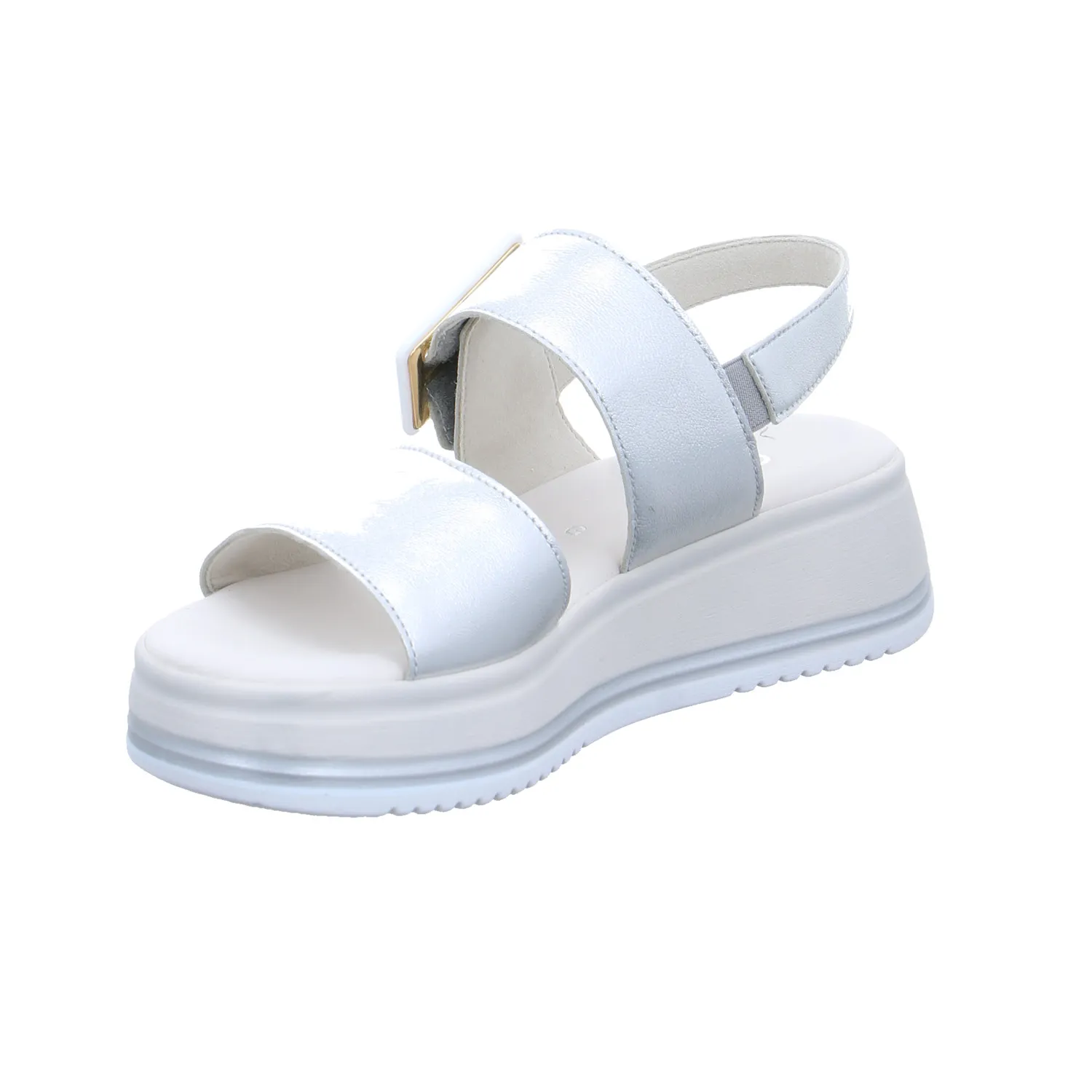 GABOR Sandalette Silber Leder