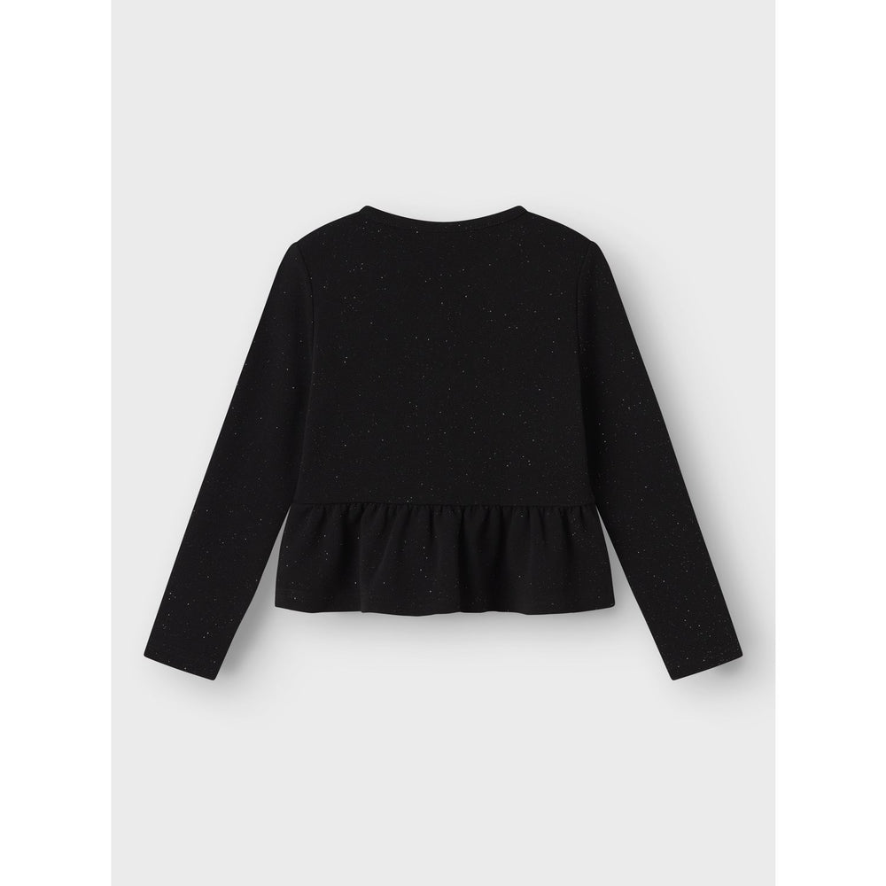 Køb Name It Black Nkfroka Ls Kort Top