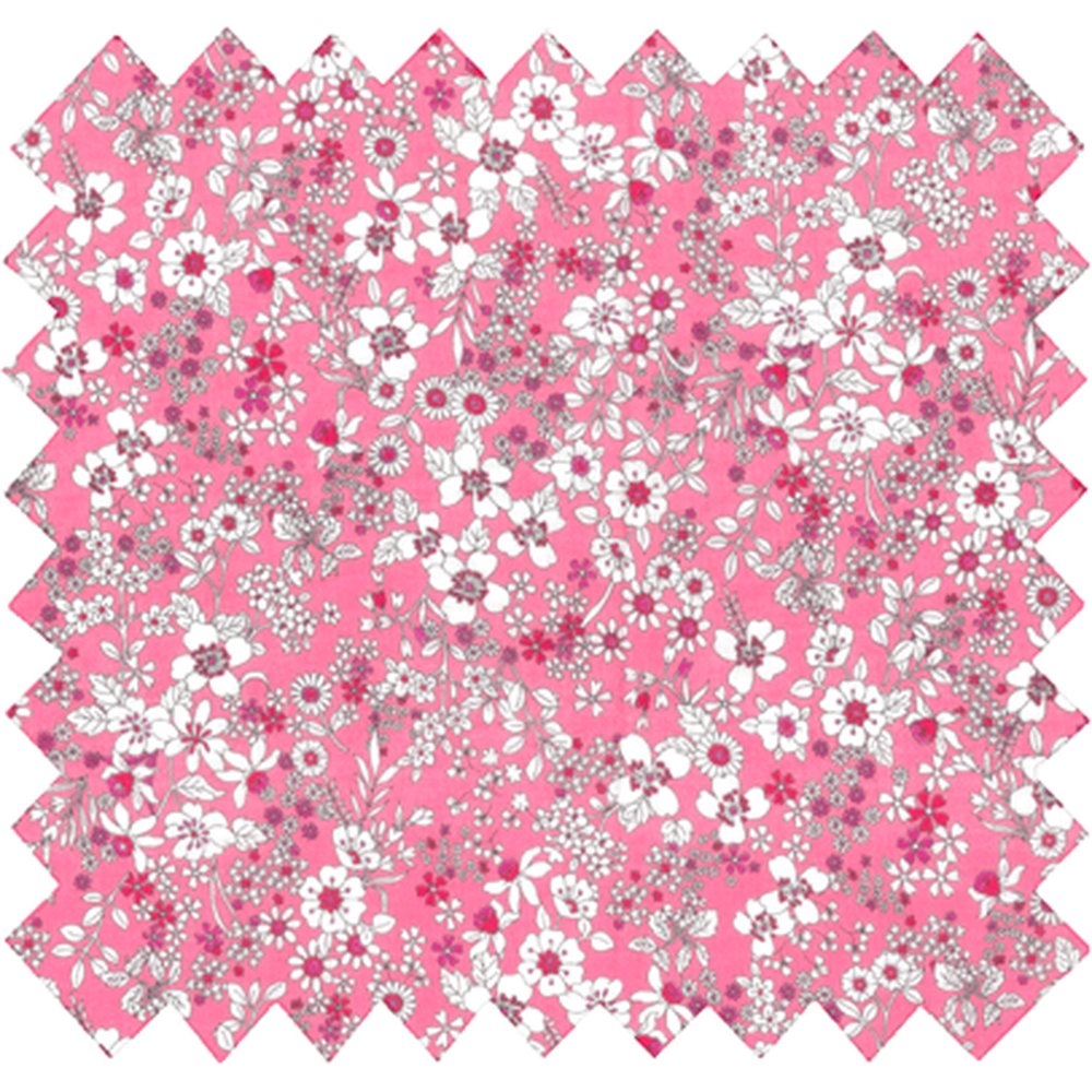 Coupon Tissu 1 M Violette Rose