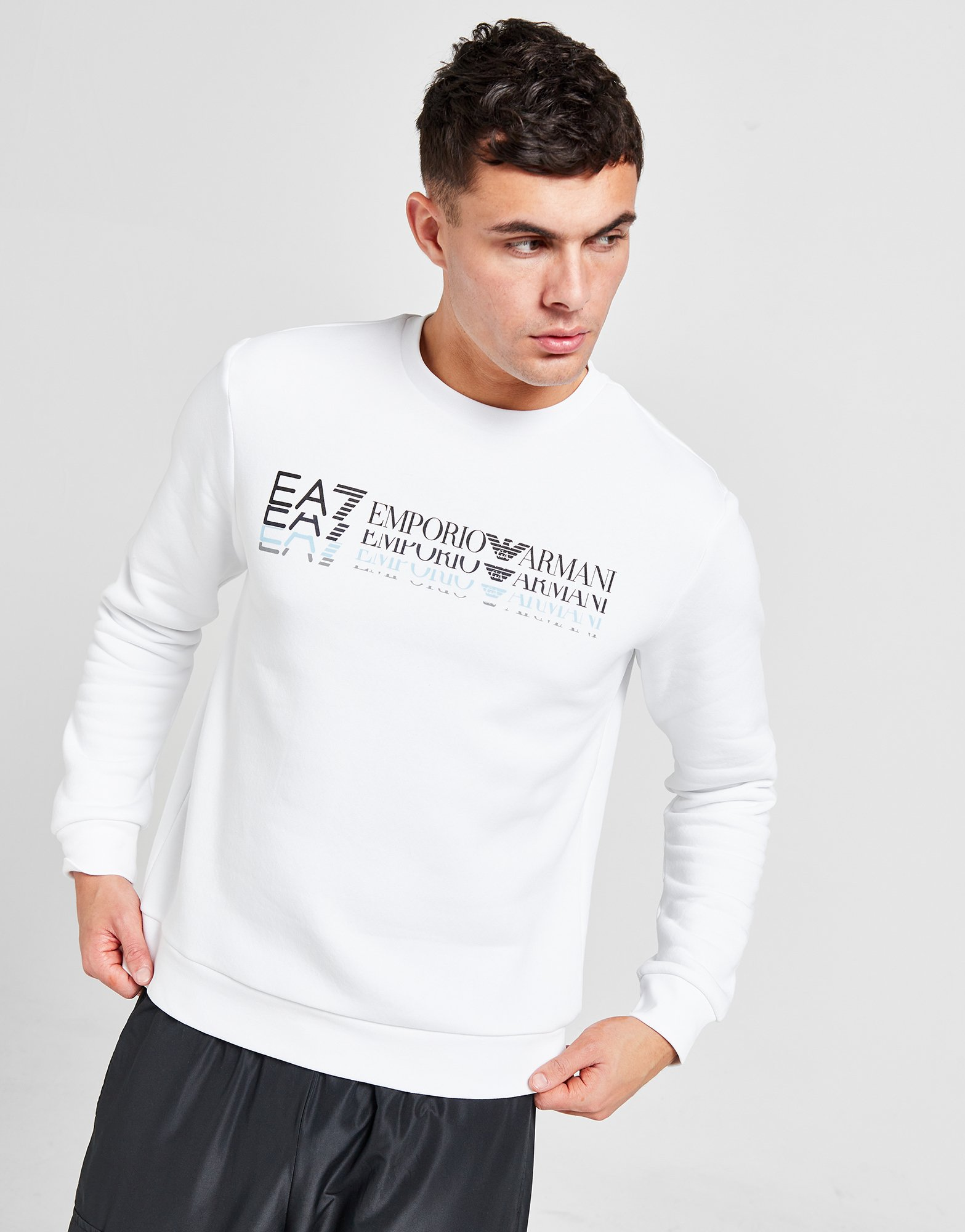 Emporio Armani EA7 Sweatshirt Fade Homme