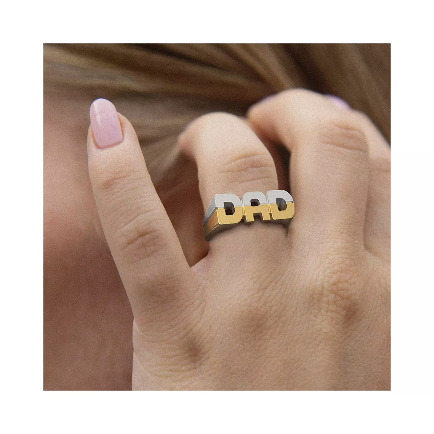 Maria Black Dad Ring 18 kt. Forgyldt Sølv 500453TT