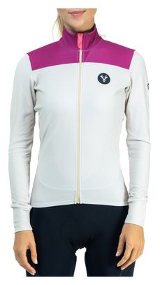 Maillot Manches Longues Femme LeBram Ventoux Beige Rose