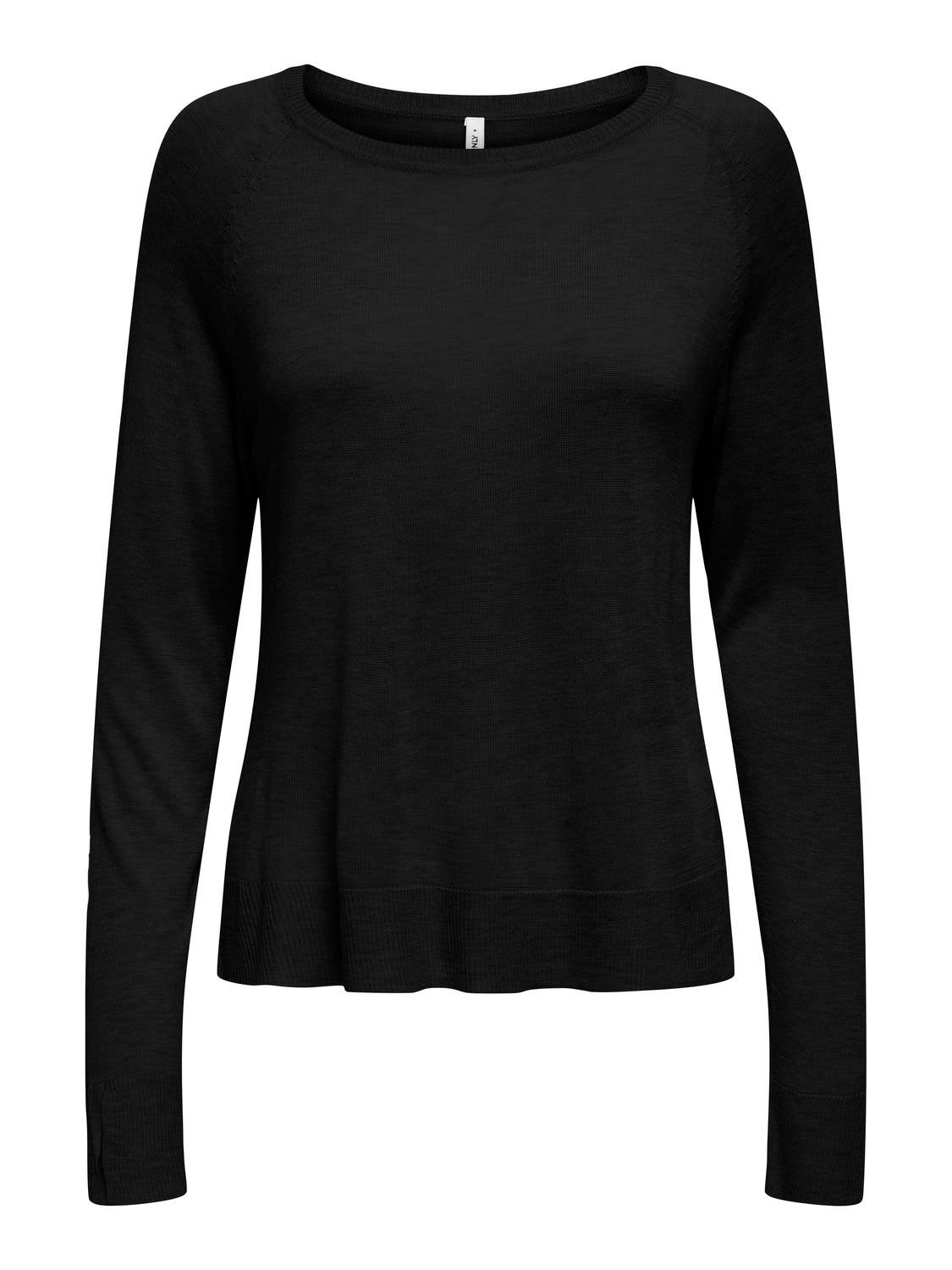 ONLVIENNA Strickpullover Black