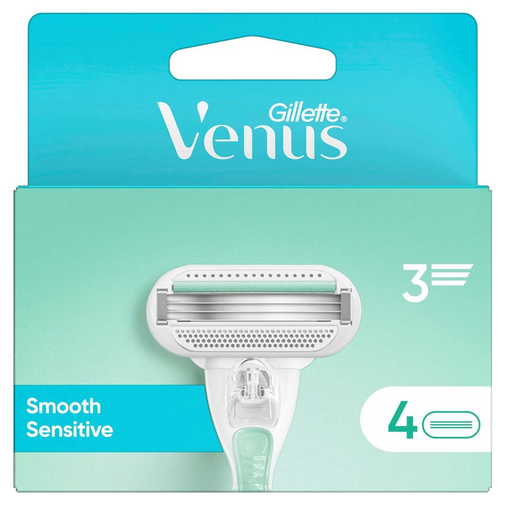 Gillette Venus Smooth Sensitive Systemklingen<br>4 Stück