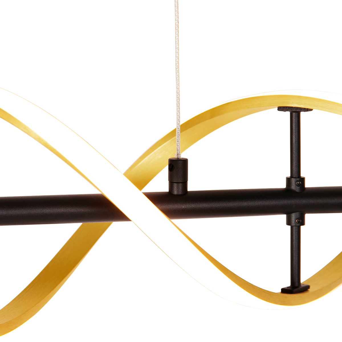 Hanglamp goud incl. LED 3-staps dimbaar in kelvin - Henk