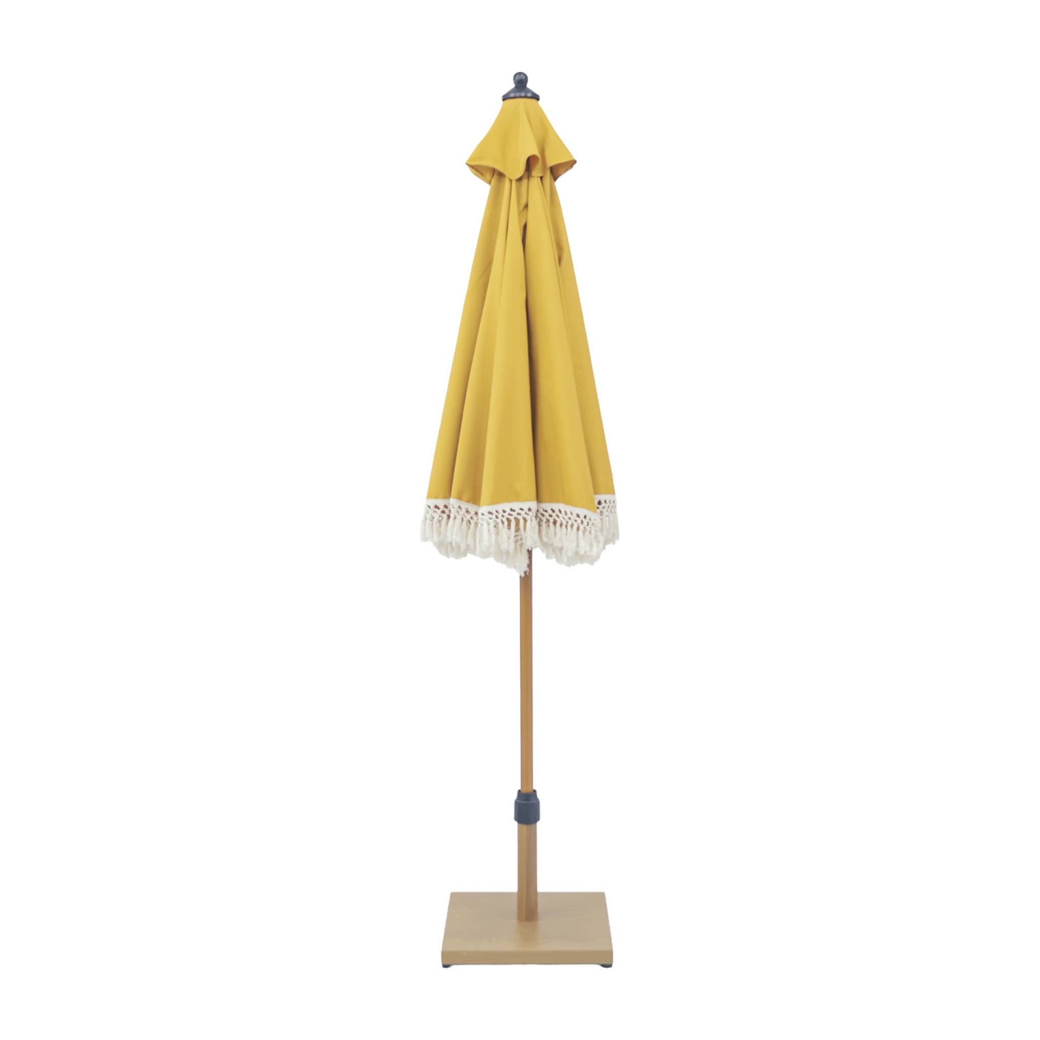 sweeek - Parasol met franjes 2m staal