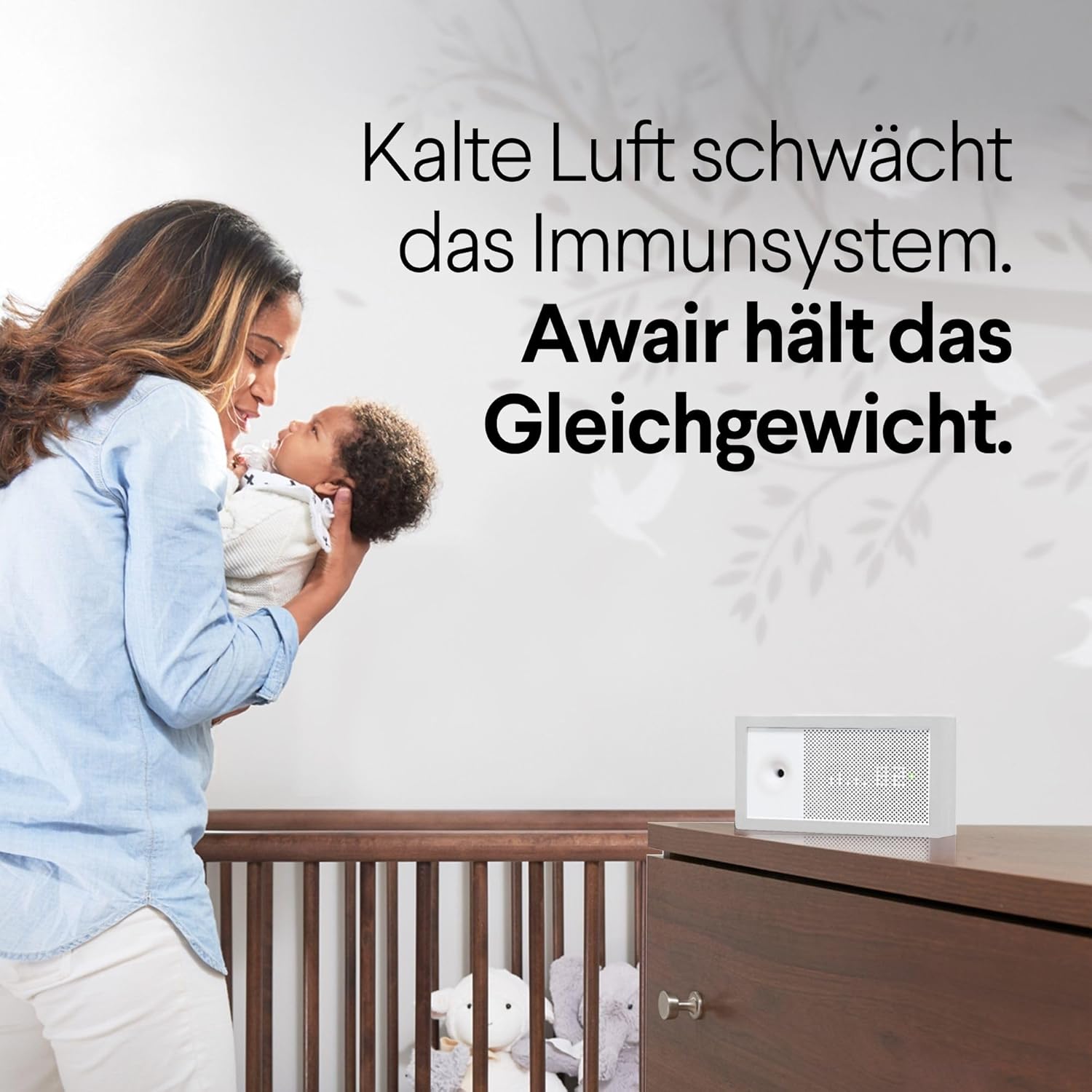 Awair Luftqualitätsmessgerät, innovatives CO2 Messgerät (Kohlendioxid-Melder), Monitor für Temperatur, Luftfeuchtigkeit, Feinstaub (PM 2,5) oder Chemikalien (VOC), Luftsensor, mit awair App
