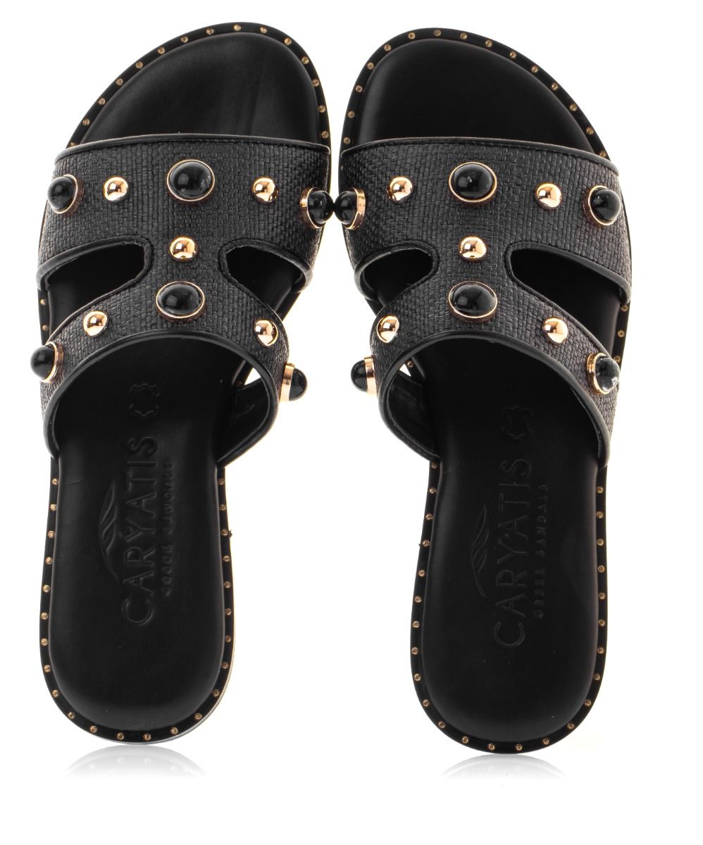 Caryatis Leather Sandals