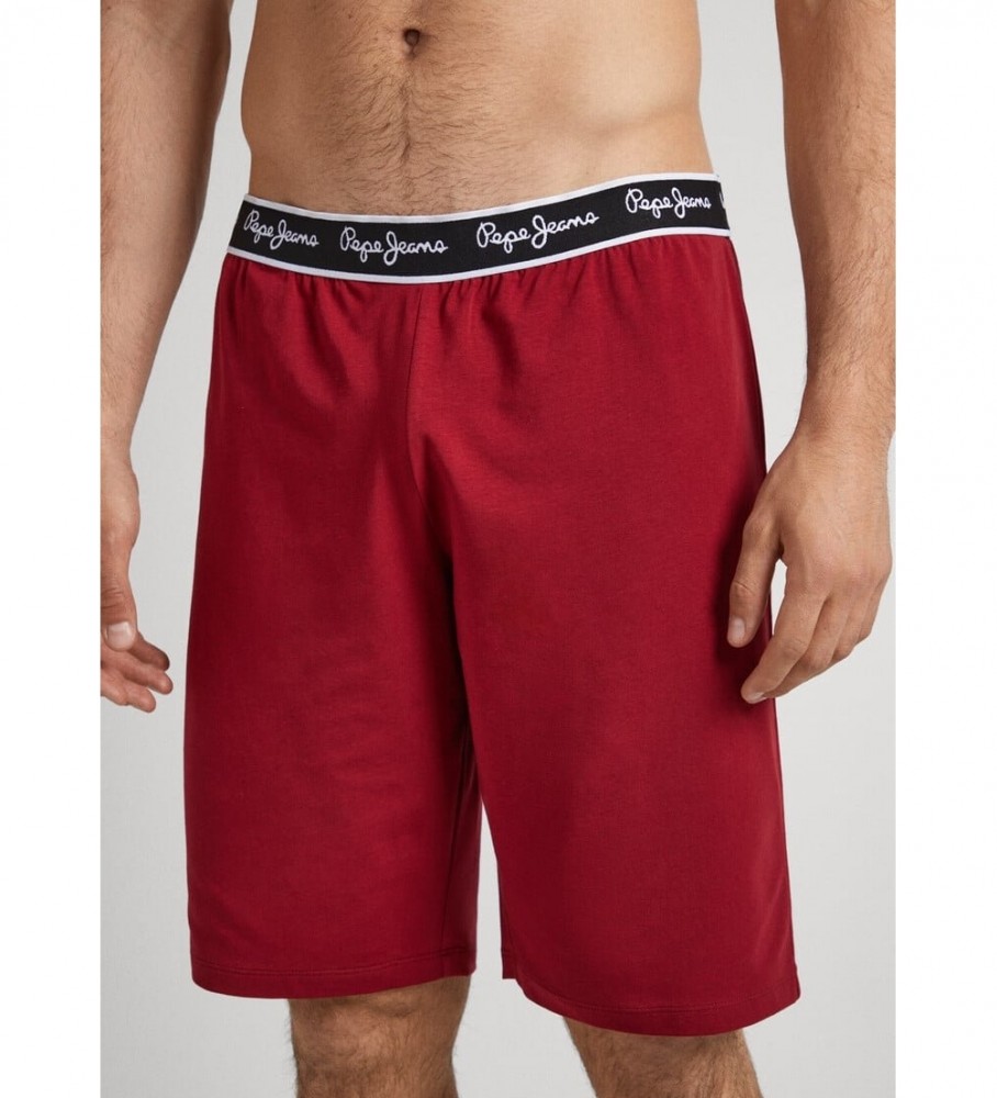 Pijama curto Pepe Jeans vermelho liso