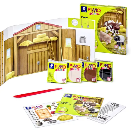 STAEDTLER® FIMO® kids Modelliermasse form&play Farm