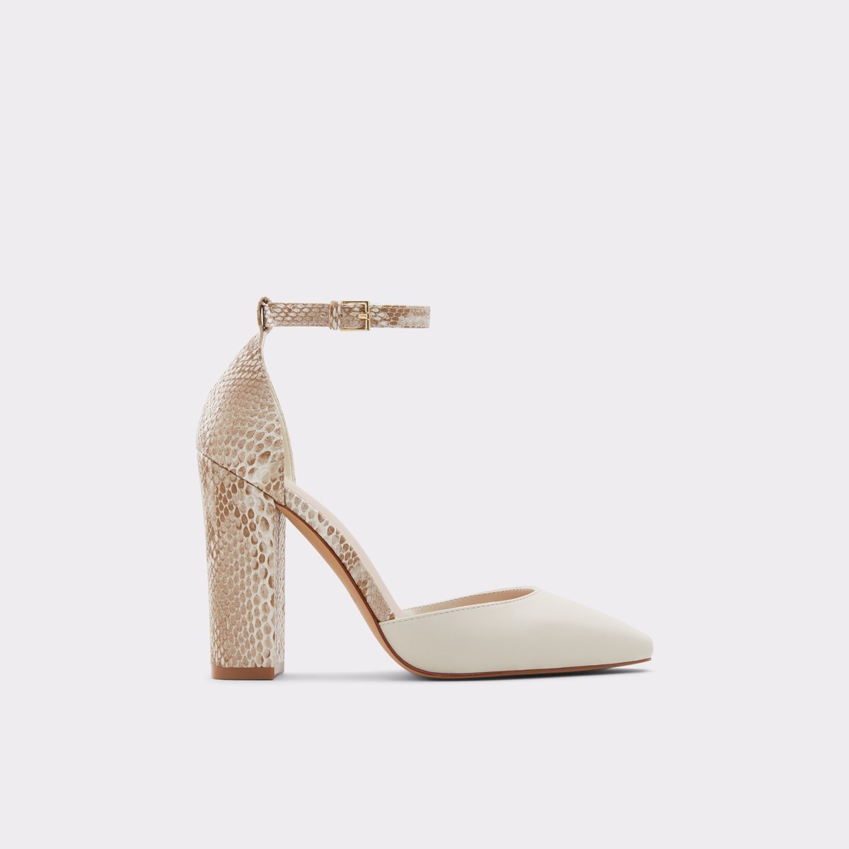 Susan White Women Block Heels