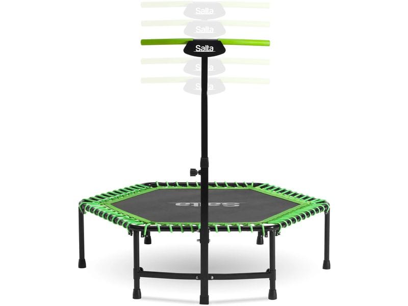 SALTA Fitnesstrampolin Salta Fitness 128 cm, Grün Trampolin zum Trainieren
