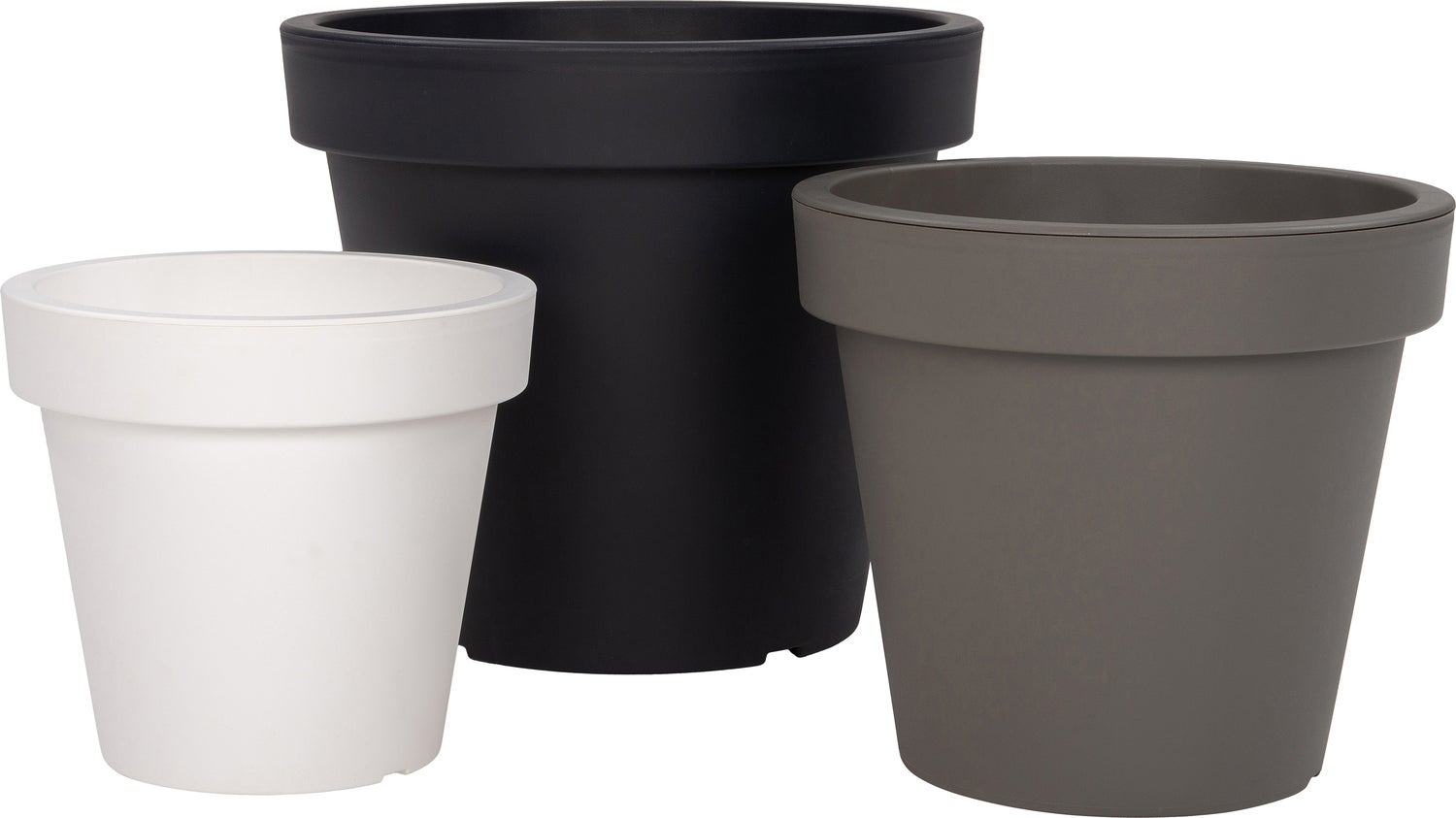 Intratuin bloempot Lofly grijs D 59 H 55,5 cm