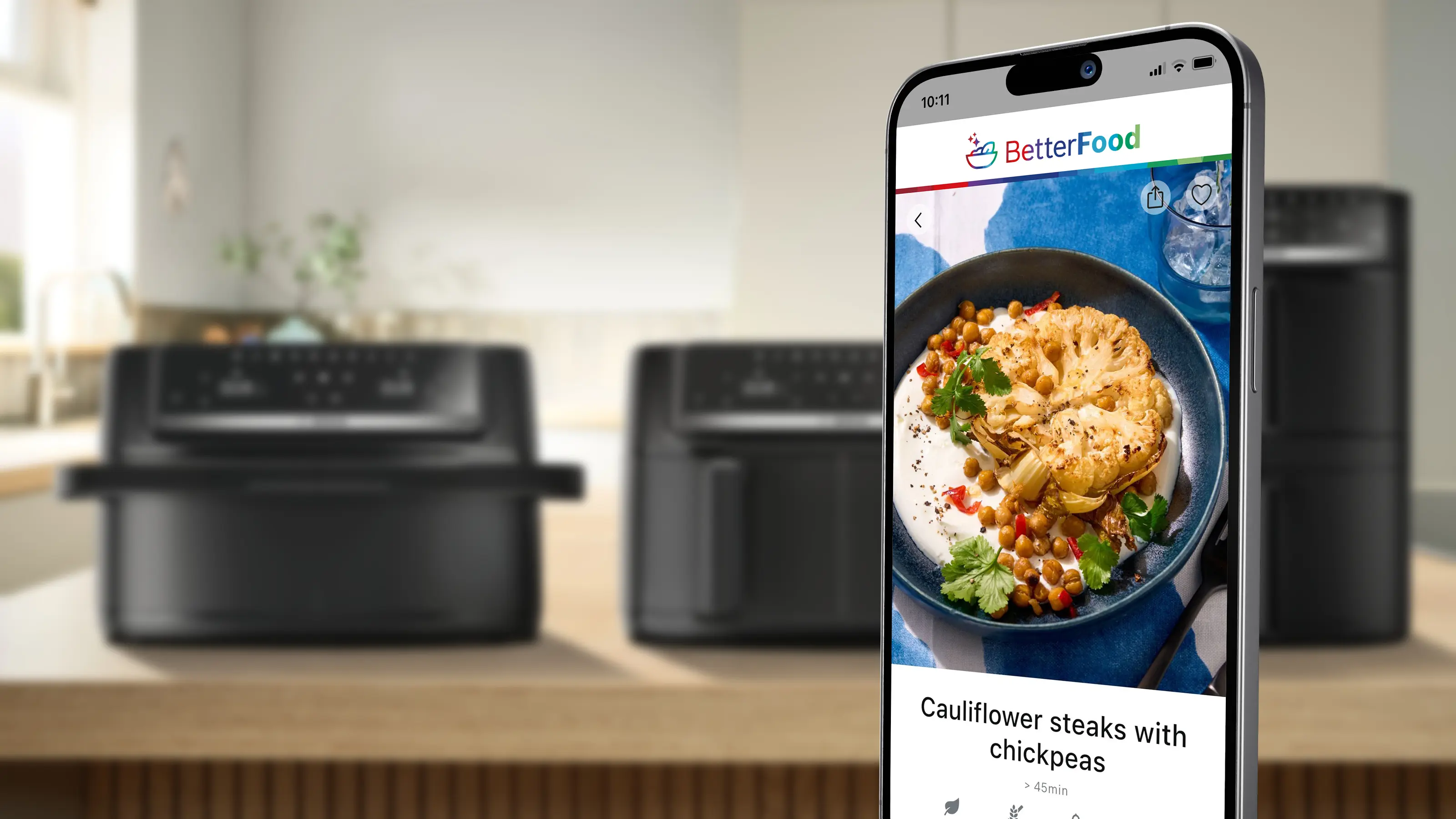 Serie 6 Double Stack Drawer Air Fryer Zwart