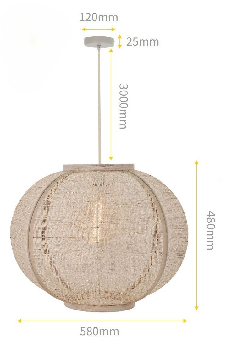 Hanglamp 05-HL4040-59 Fabric  | ETH⌀58  cm