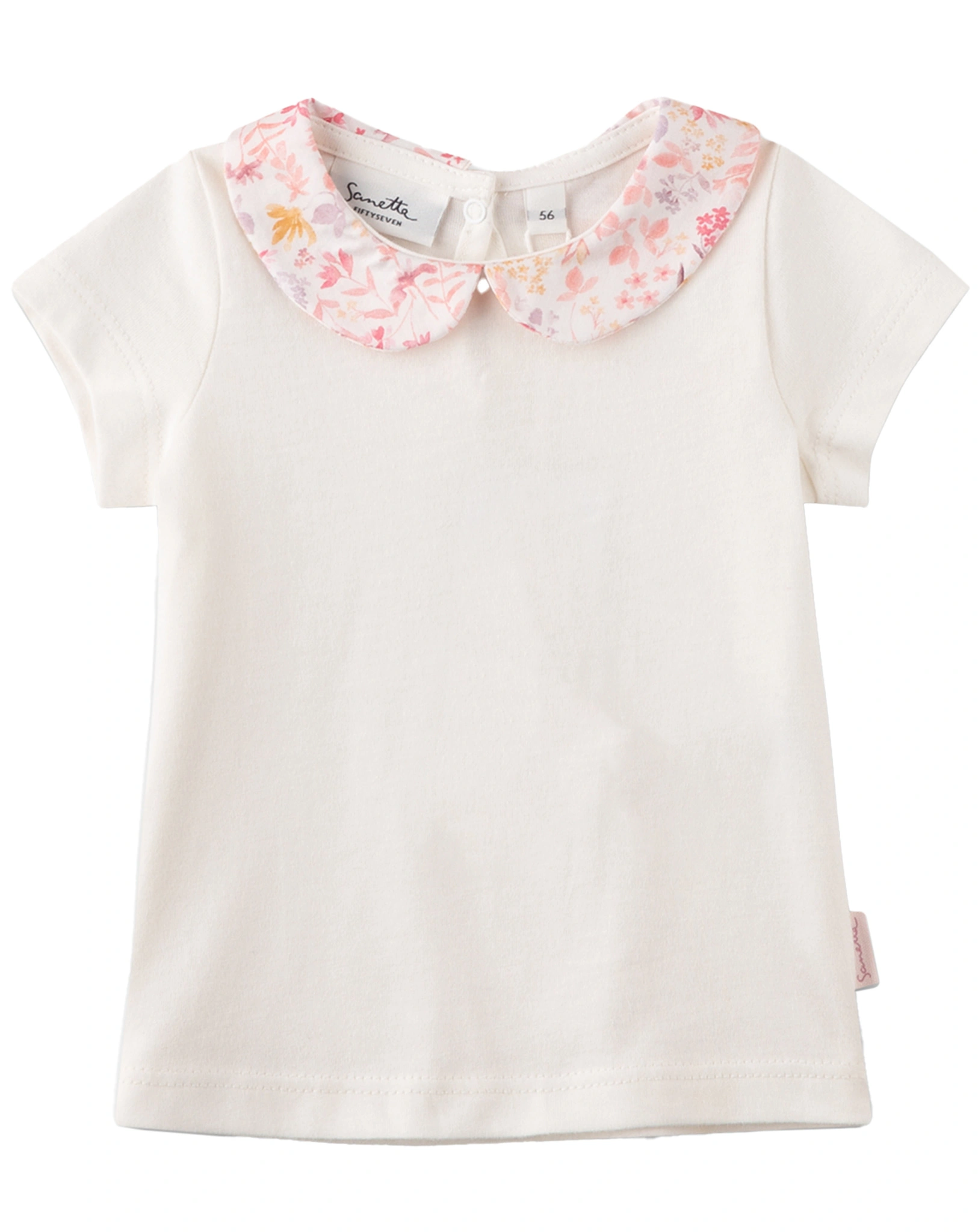 T-Shirt BLUMENKRAGEN in ivory