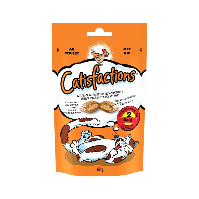 Friandises Dreamies Catisfactions, poulet à prix discount sur bitiba.fr